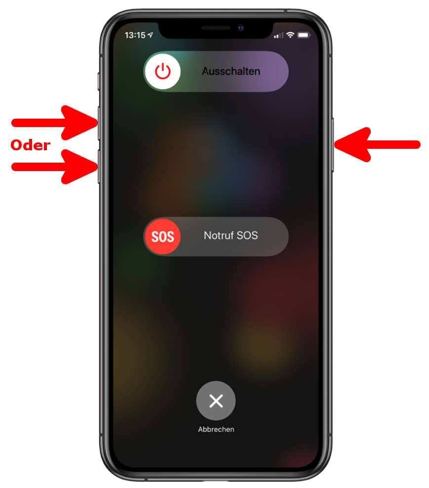 iPhone XR ausschalten und herunterfahren so geht's