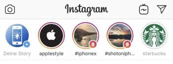 Instagram Stories auf dem iPhone