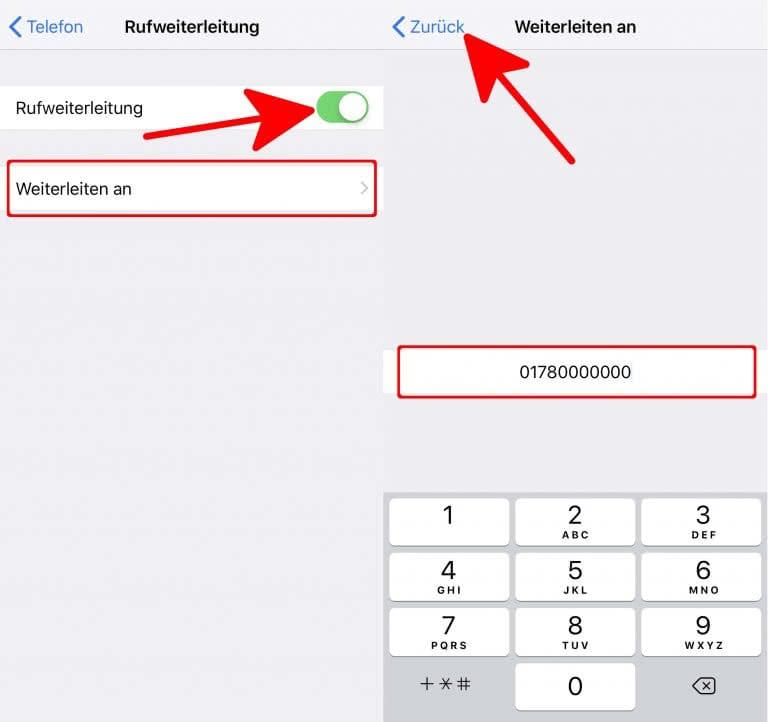 iPhone Rufumleitung einstellen und Anrufe weiterleiten