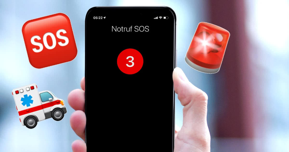 iPhone Notruf absetzen blitzschnell & automatisch