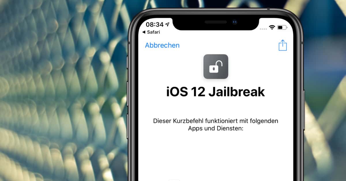 Jailbreak Ios 12 12 2 Ios 12 4 Chimera Download Anleitung