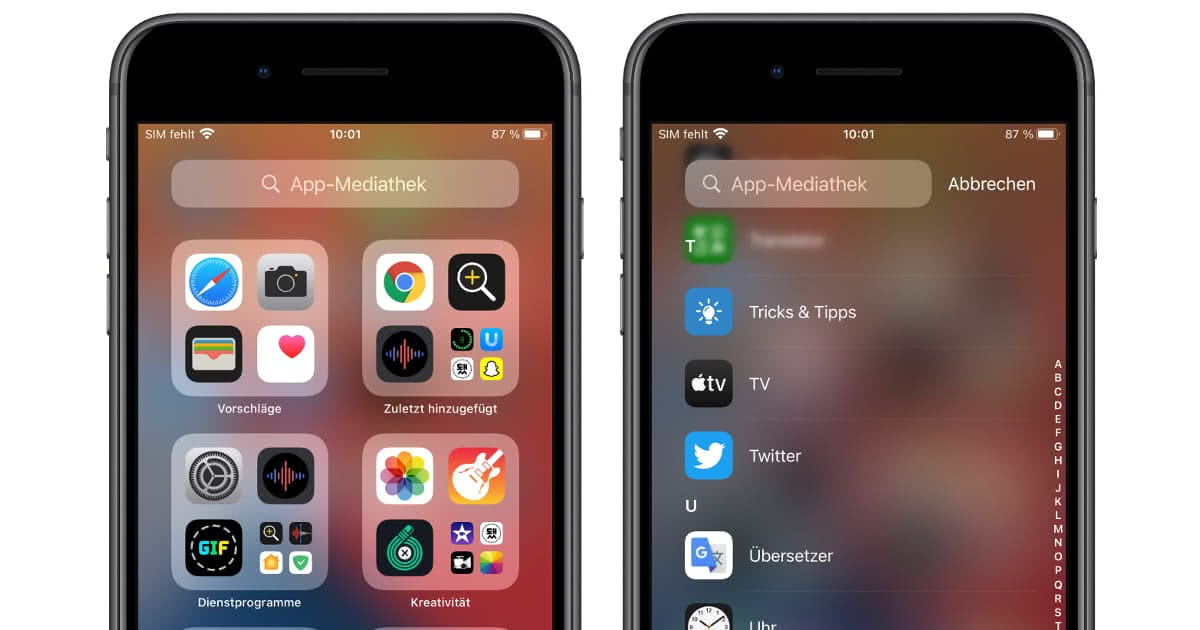 iPhone App-Mediathek - So funktioniert die neue App-Ansicht!