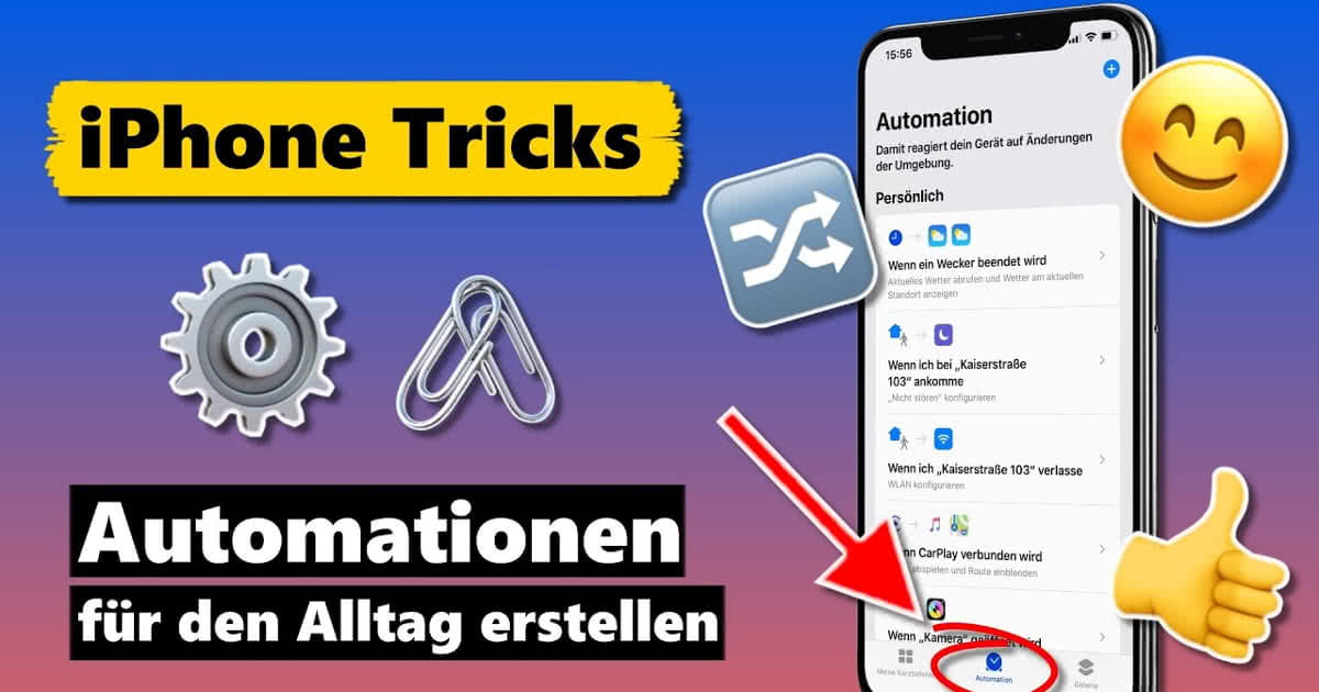 iPhoneAutomationen 5 Beispiele für den Alltag!