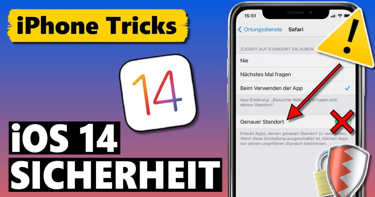 Diese Neuen IOS 14 Funktionen Machen Euer IPhone Sicherer!