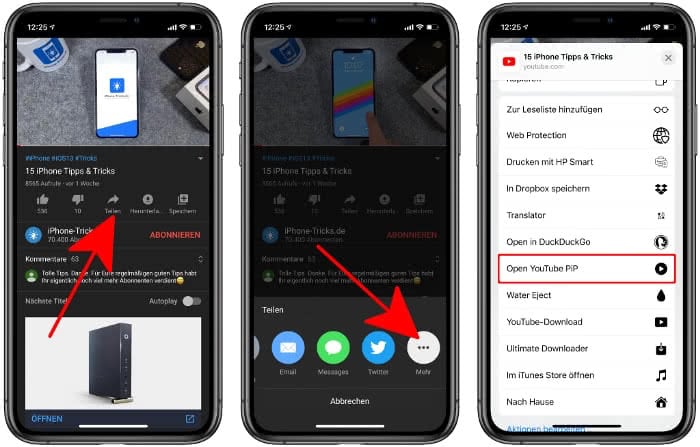 37+ Youtube bild in bild iphone , YouTube BildinBild Modus nutzen auf dem iPhone