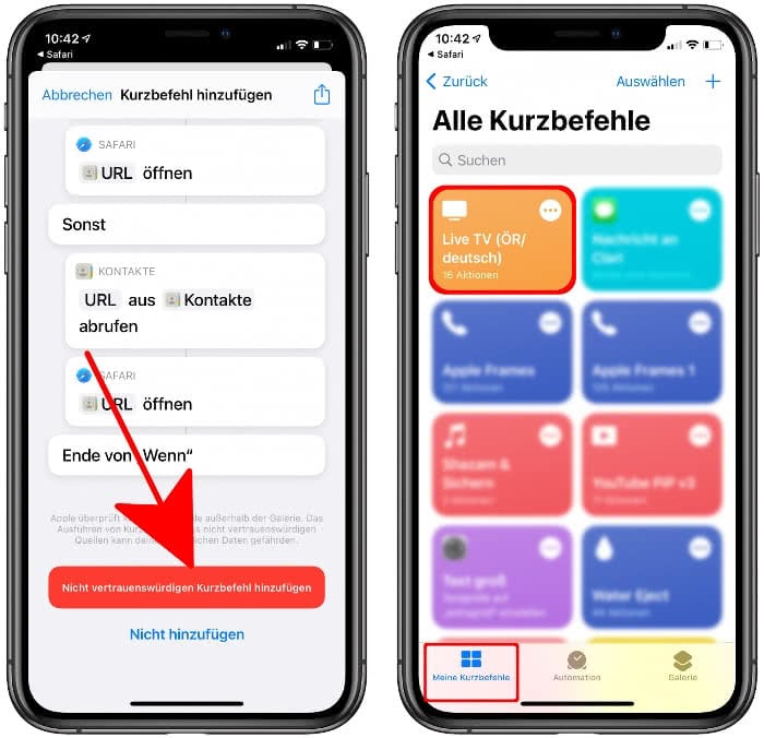 Die besten iPhone Kurzbefehle einfach herunterladen!