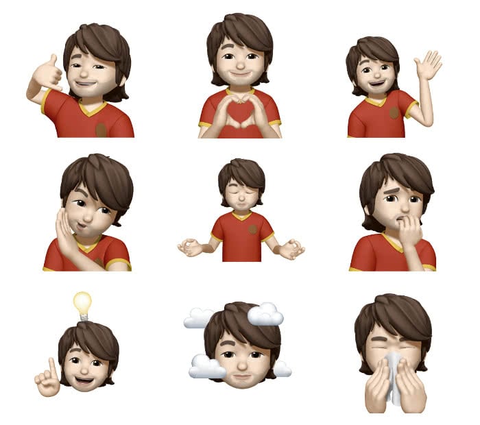 Memoji-Sticker in iOS 15