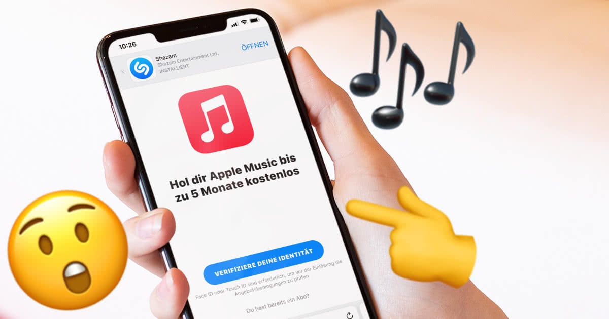 Apple Music: Neue Gratis-Monate über Shazam und MediaMarkt