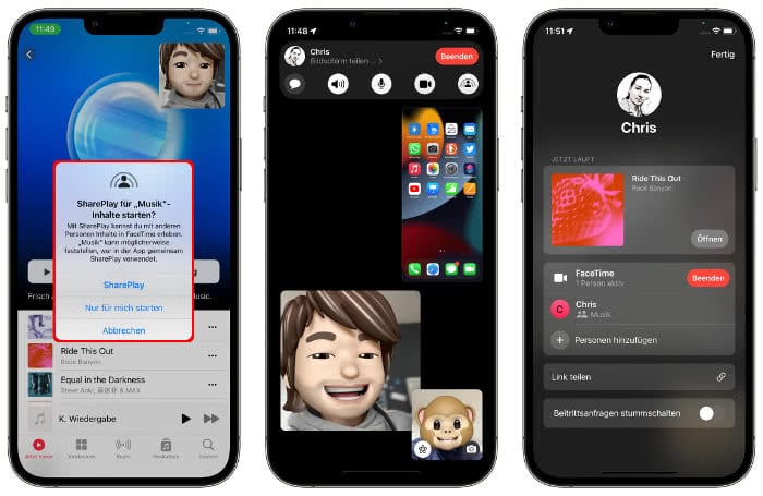SharePlay in FaceTime