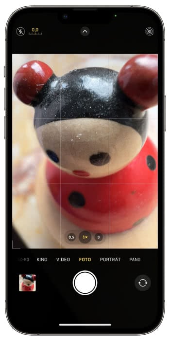 Makrofoto auf dem iPhone 13 Pro Max