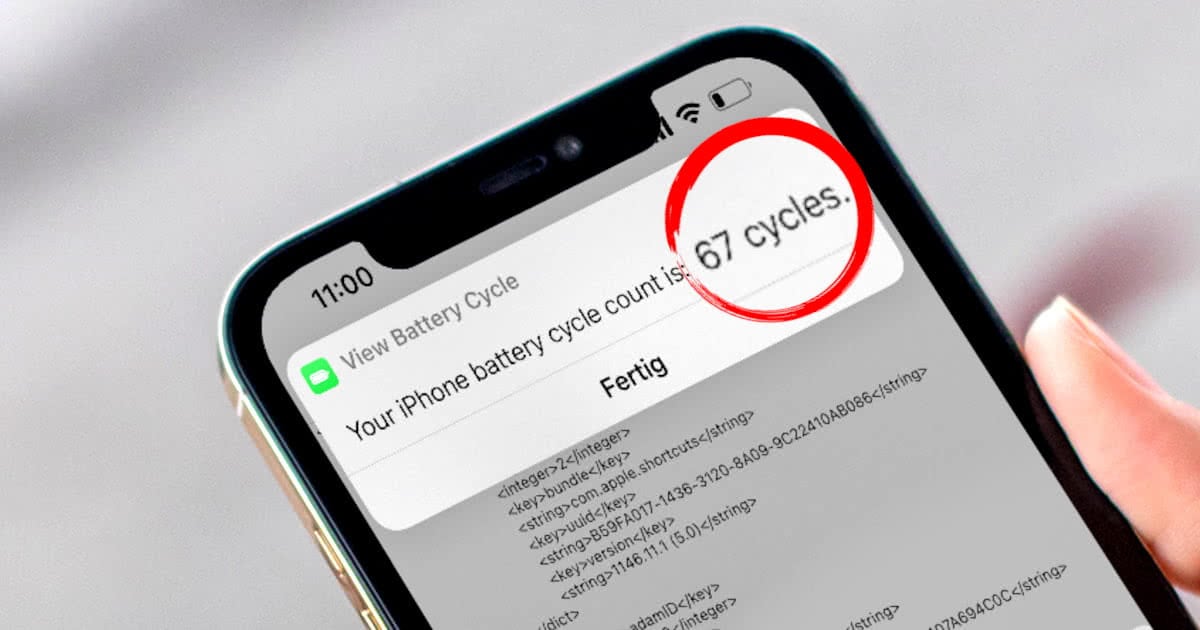 Iphone Nur Bis 80 Laden Kurzbefehl Jetzt leichter per Kurzbefehl: Akku-Ladezyklen auslesen