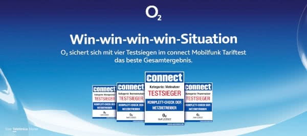 o2 Testsieger Connect