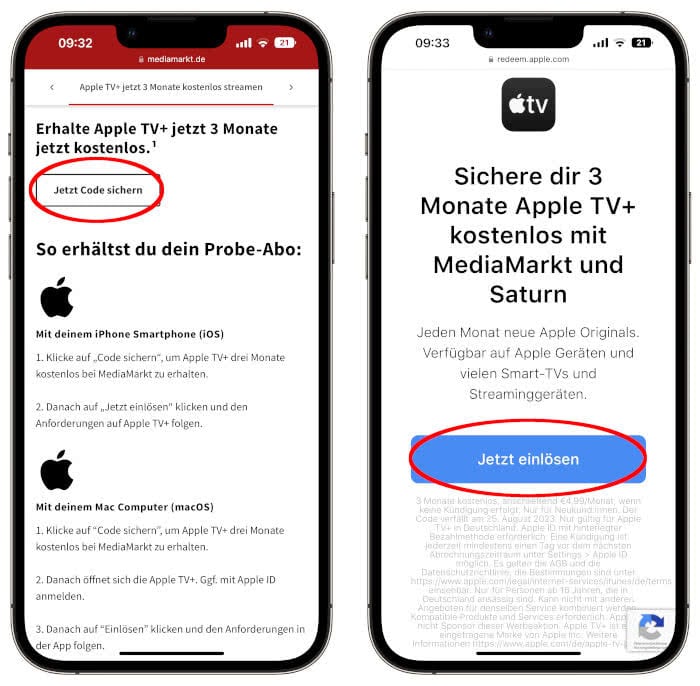 MediaMarkt bietet verlängerte Probeabos für Apples Abodienste