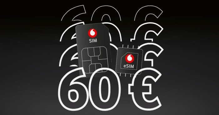 iPhone eSIM Tarif mit 15 GB und Allnet Flat – jetzt mit 60 € Bonus-Guthaben
