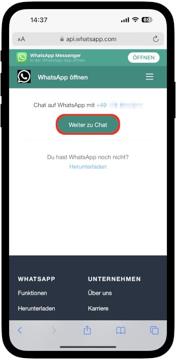 WhatsApp Click-to-Chat