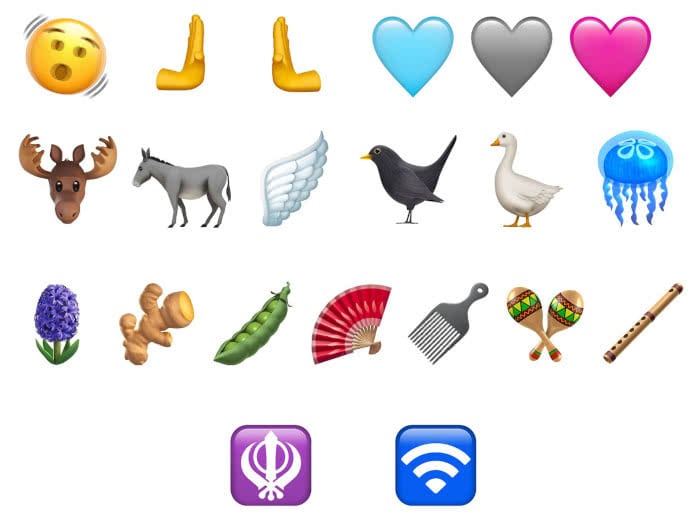Neue Emojis in iOS 16.4 Beta 1