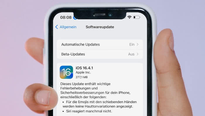 iOS 16.4.1 Update Screenshot