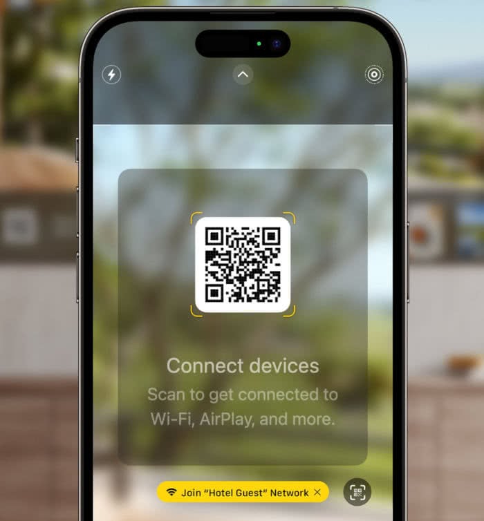 AirPlay für Hotels in iOS 17