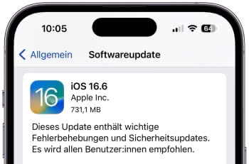 iOS 16.6. Update