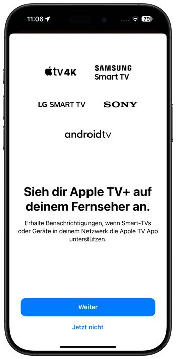 AppleTV auf Drittgeräten