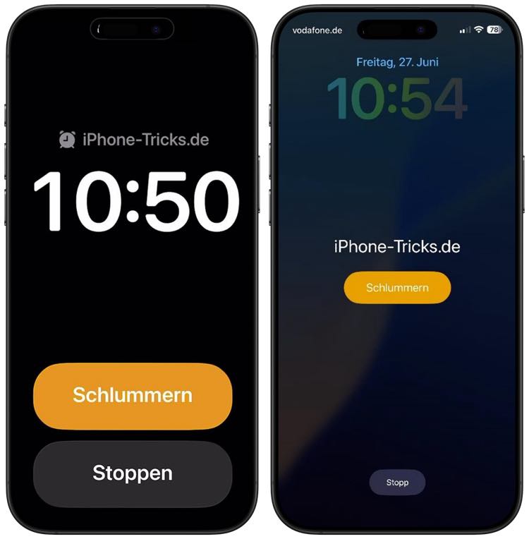 Wecker in iOS 26
