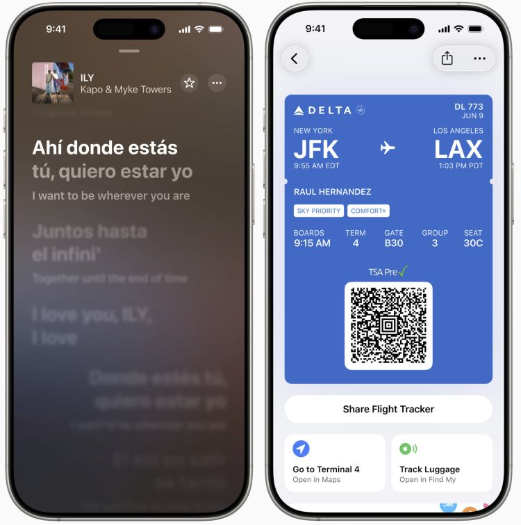 iOS 26 Apple Musik & Wallet