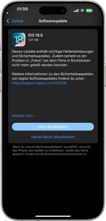 iOS 18.6
