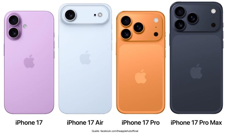 iPhone 17 Modelle