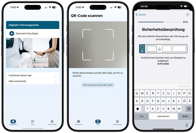 Digitaler KFZ-Schein