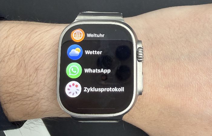 WhatsApp auf Apple Watch