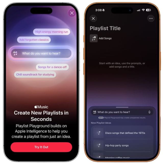 Playlist Playground in Apple Music