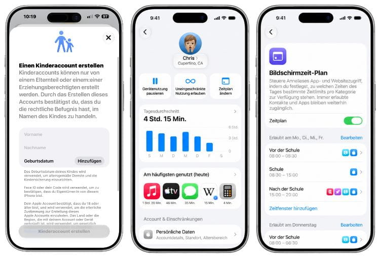 iOS 27 Kindersicherung